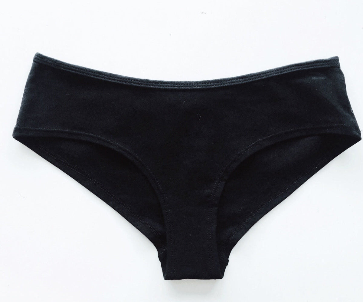  Black Cotton Underwear Women
