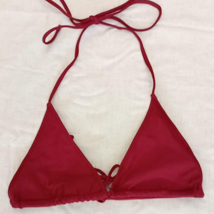 Triangle top -maroon-