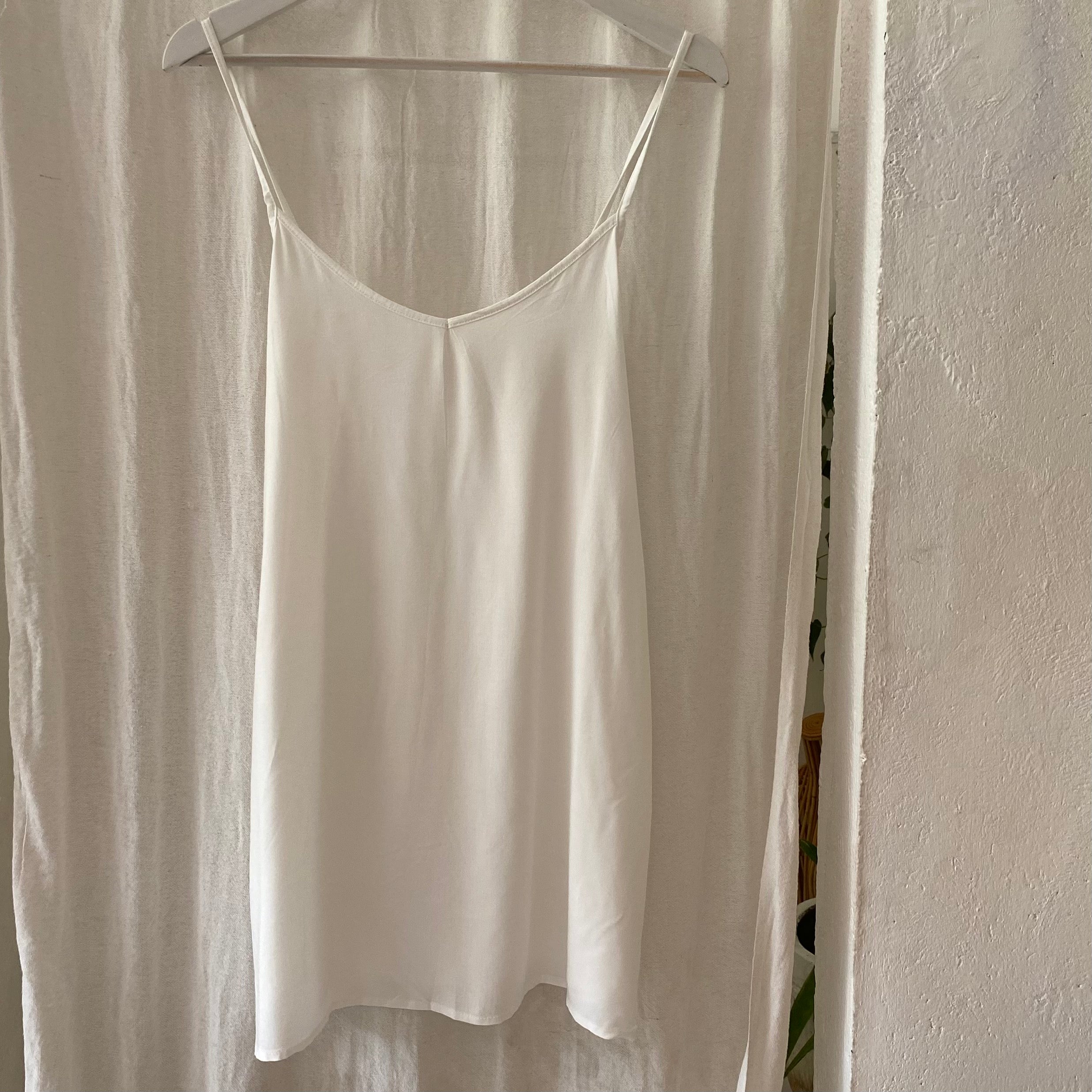 cami slip white