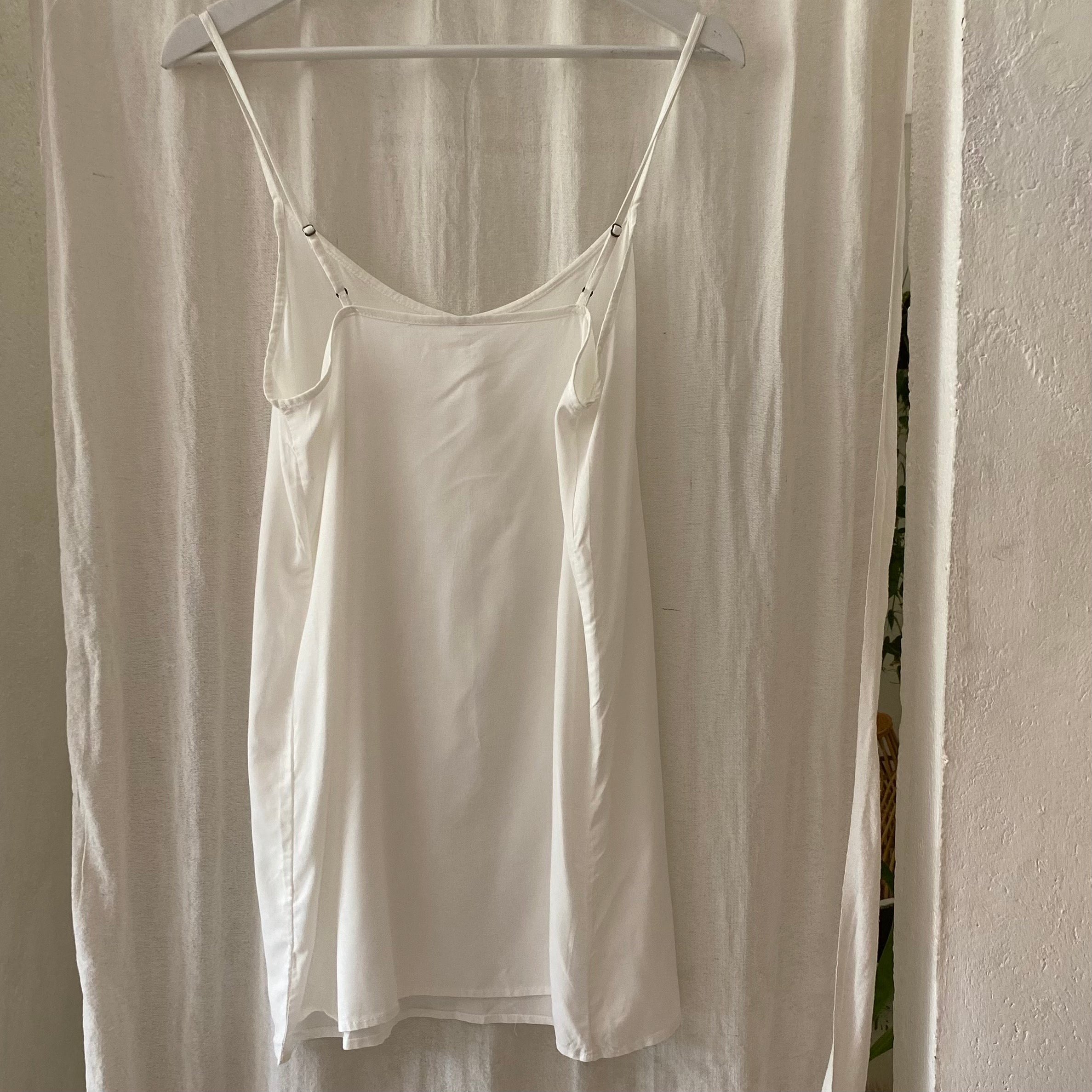 cami slip white