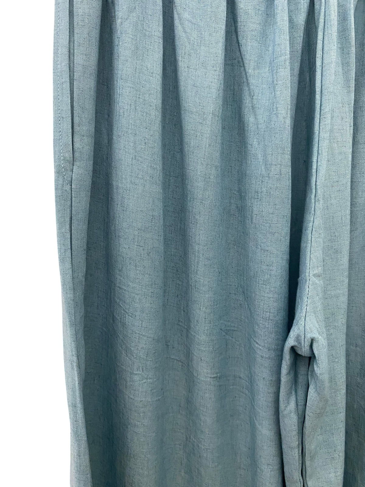 wide leg slacks stonewashed