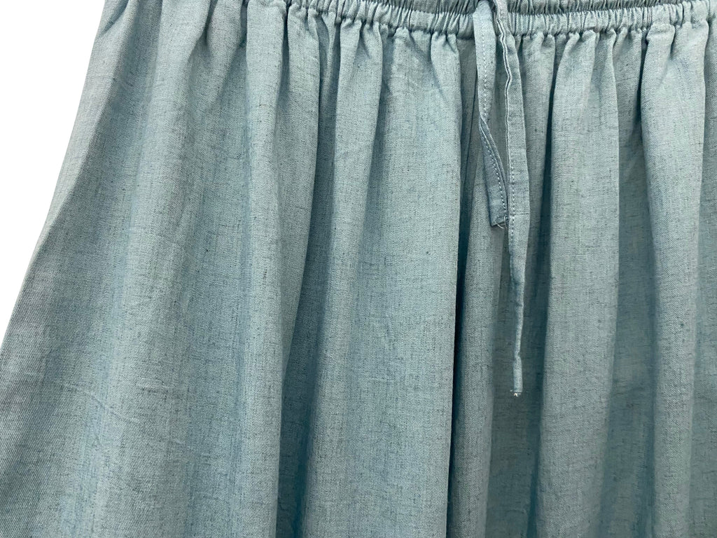 wide leg slacks stonewashed