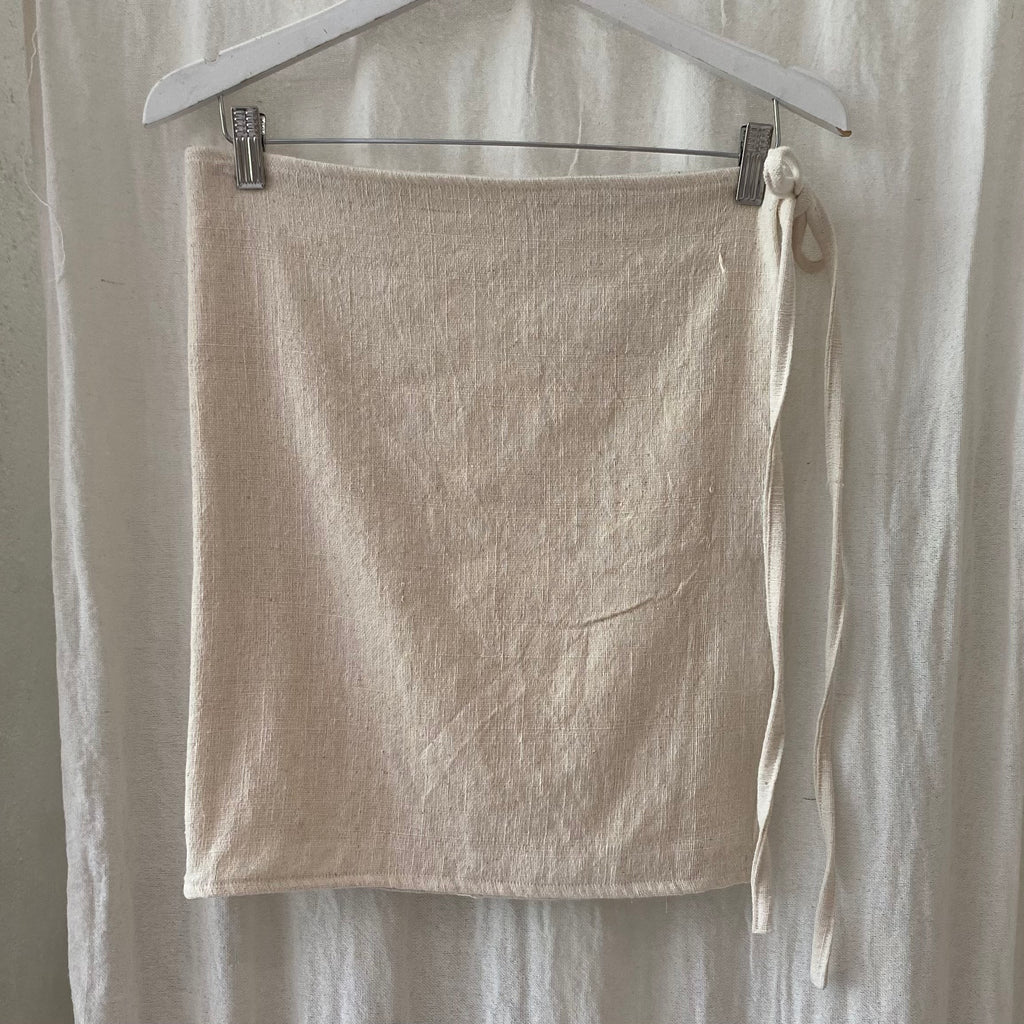 wrap skirt oat