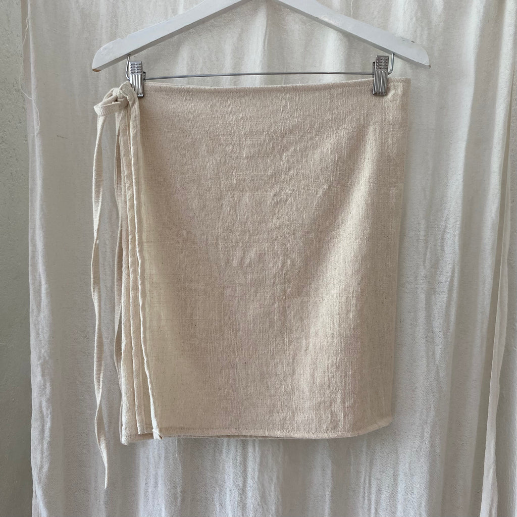 wrap skirt oat