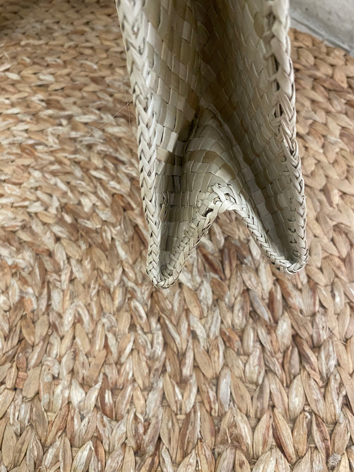 straw large square bag