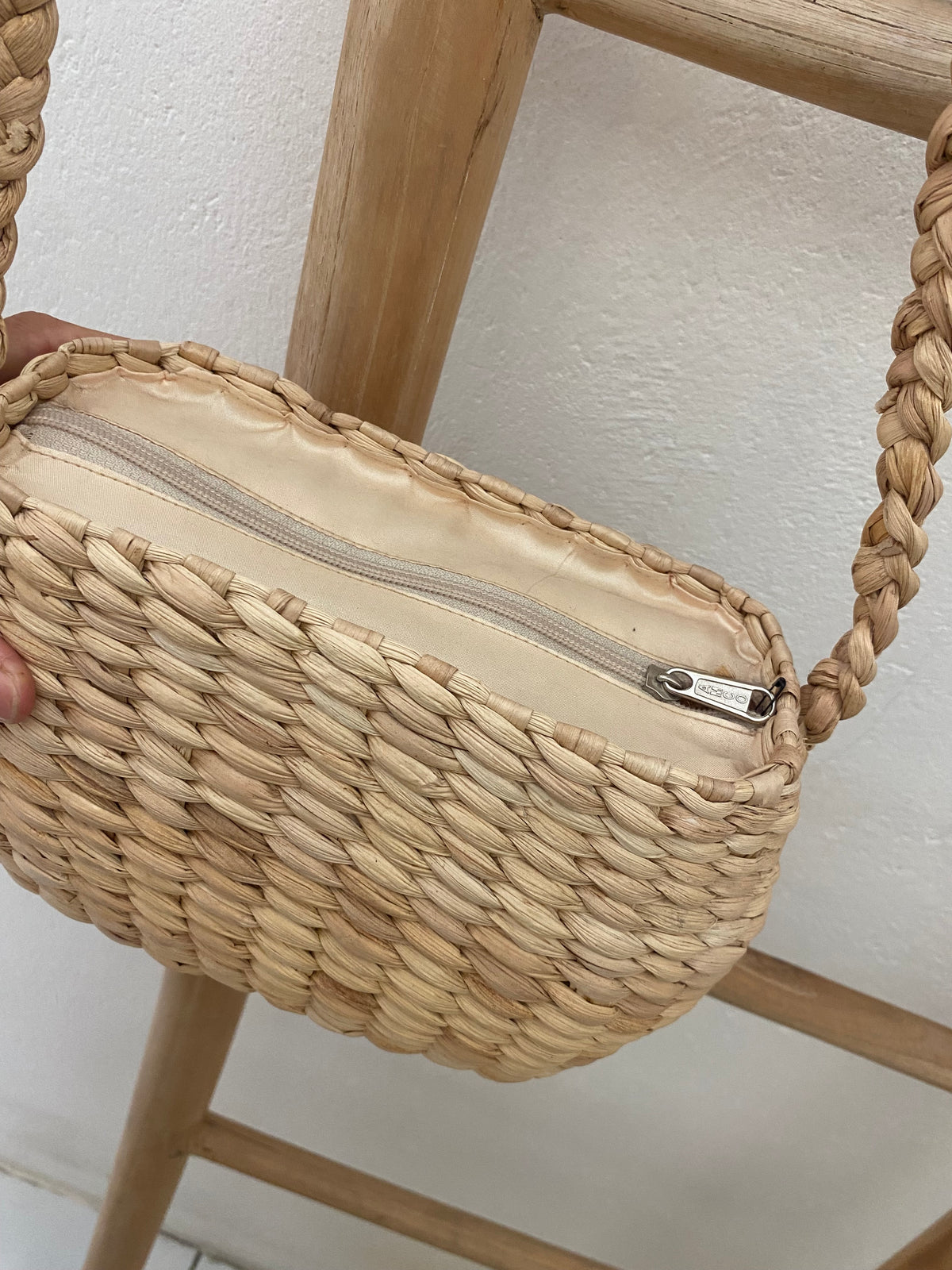 straw handbag