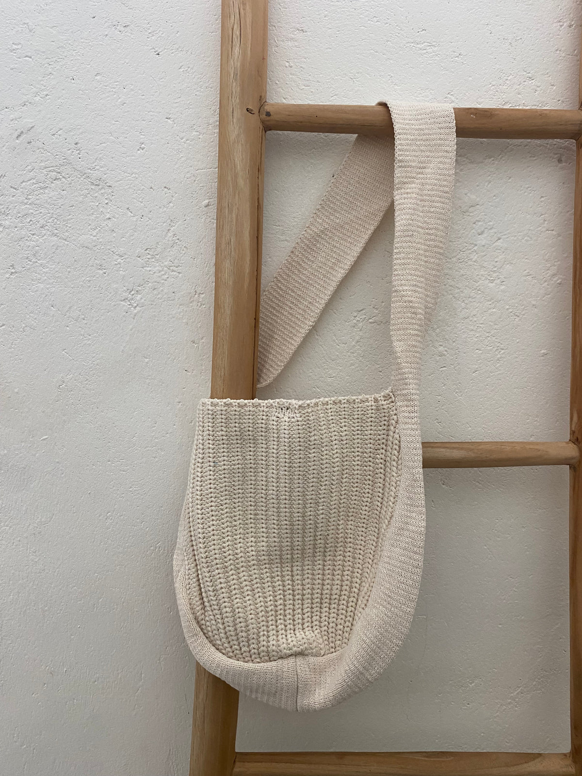 Rib knit bag