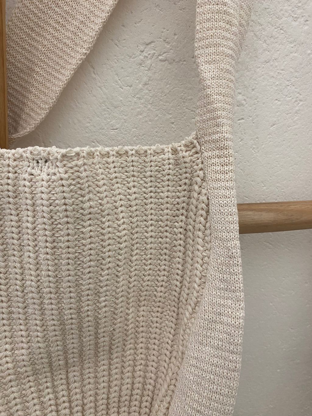 Rib knit bag