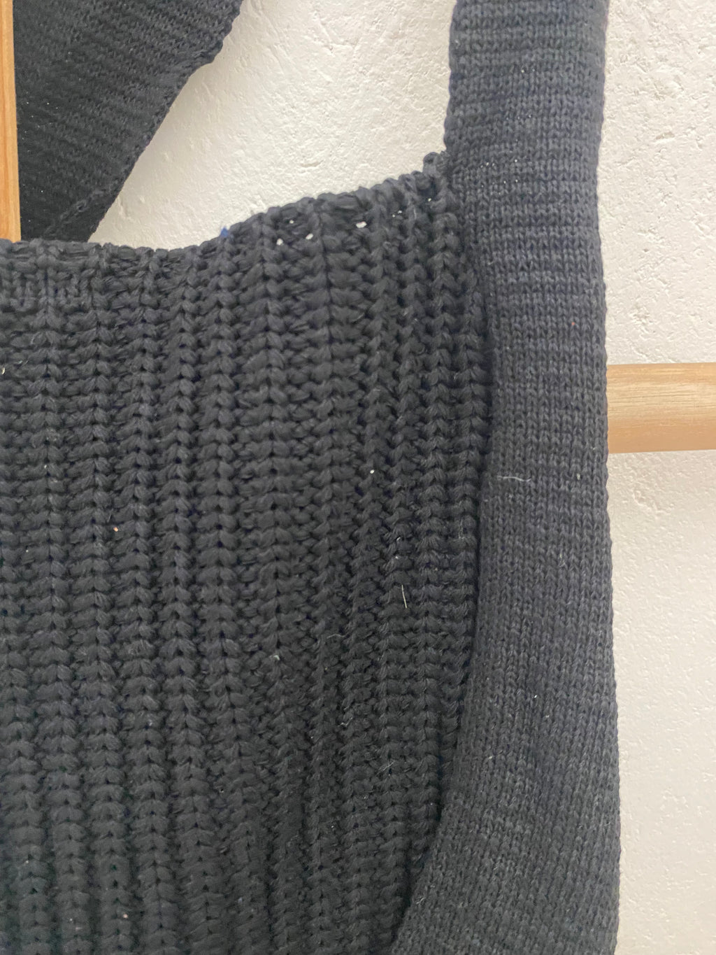 Rib knit bag