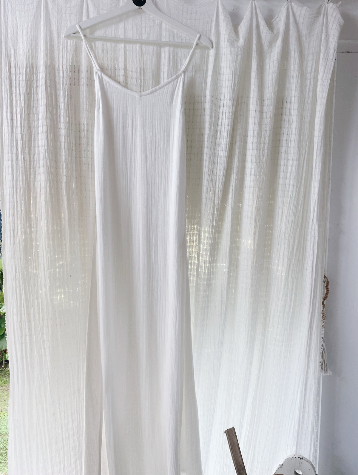 low back maxi dress