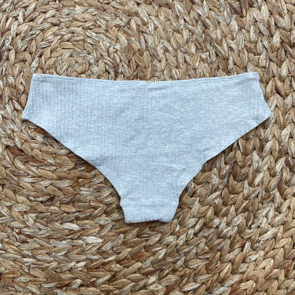 Eco rib pants slate