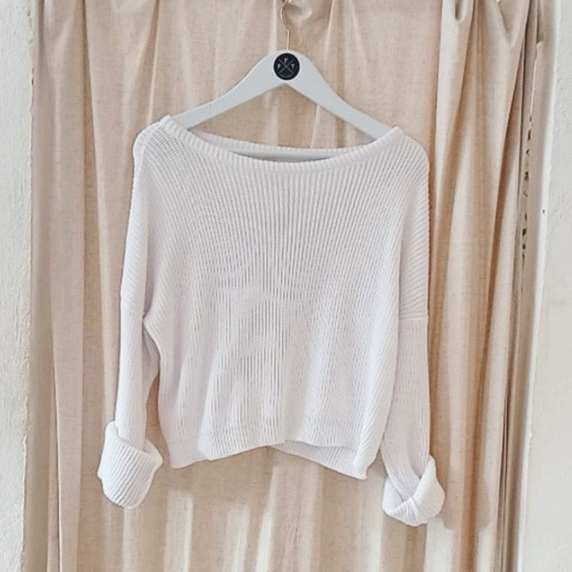 knitted cotton jumper