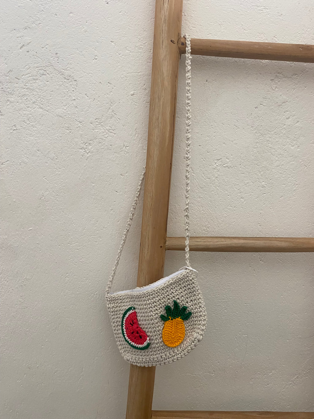 Hand croched handbag