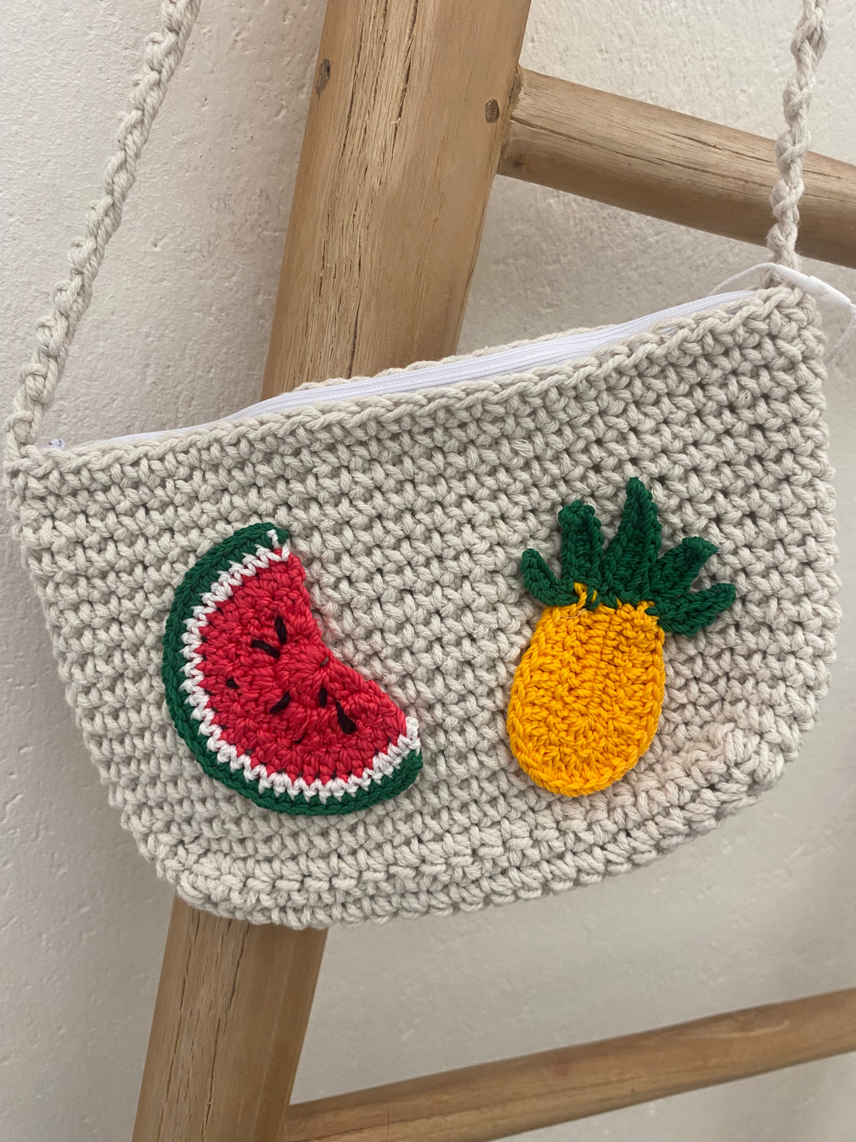 Hand croched handbag