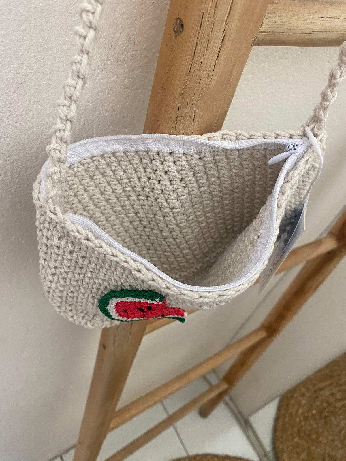 Hand croched handbag
