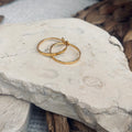 CALLAKAII EARRING - bay hoop - gold