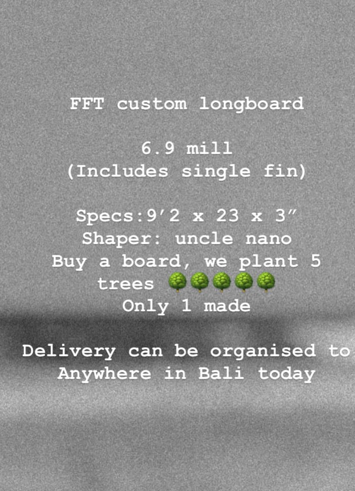 Surfboard - Longboard 9'2 ft