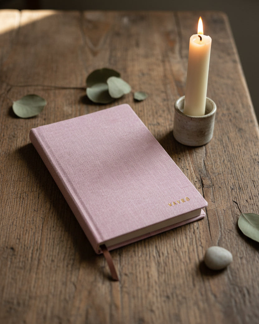 wave journal pink