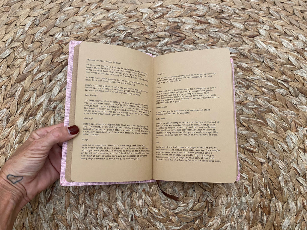 wave journal pink