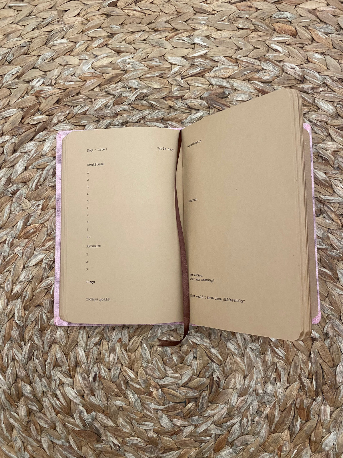 wave journal pink