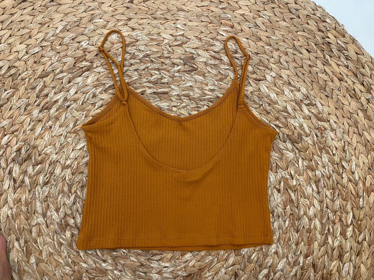 Low back top - rust