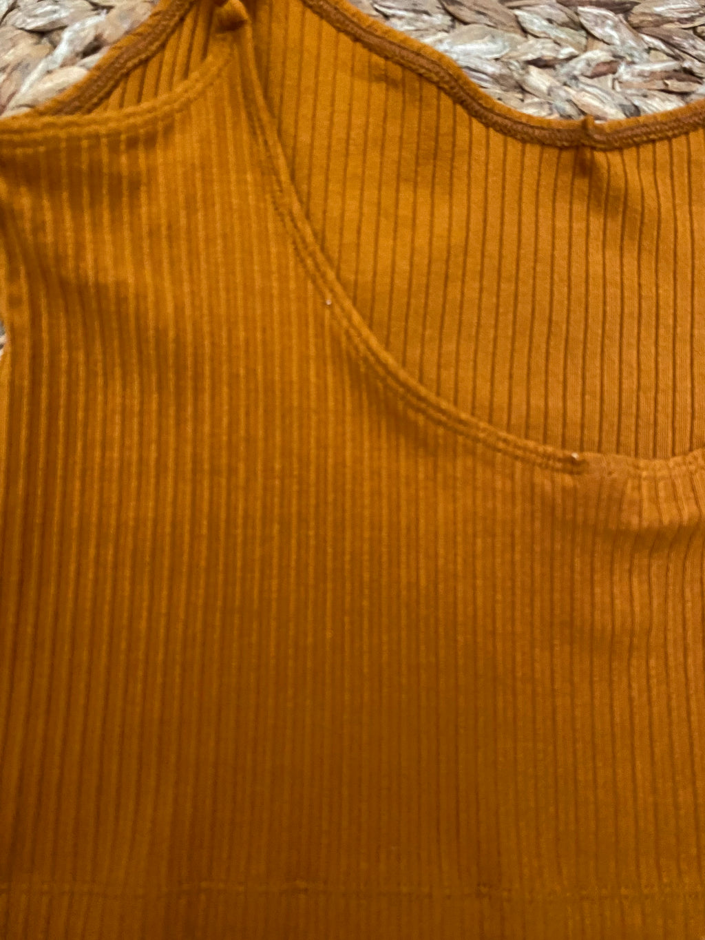 Low back top - rust
