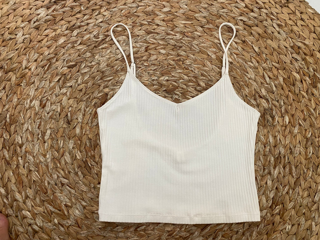 low back top white