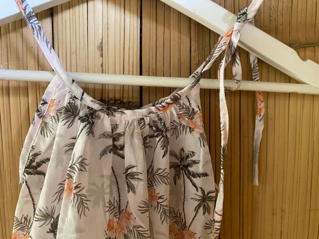 Kids beach palm
