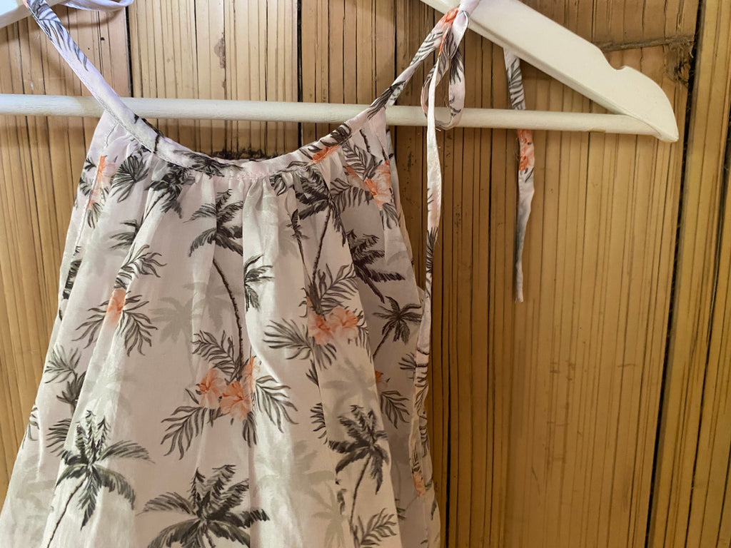 Kids beach palm