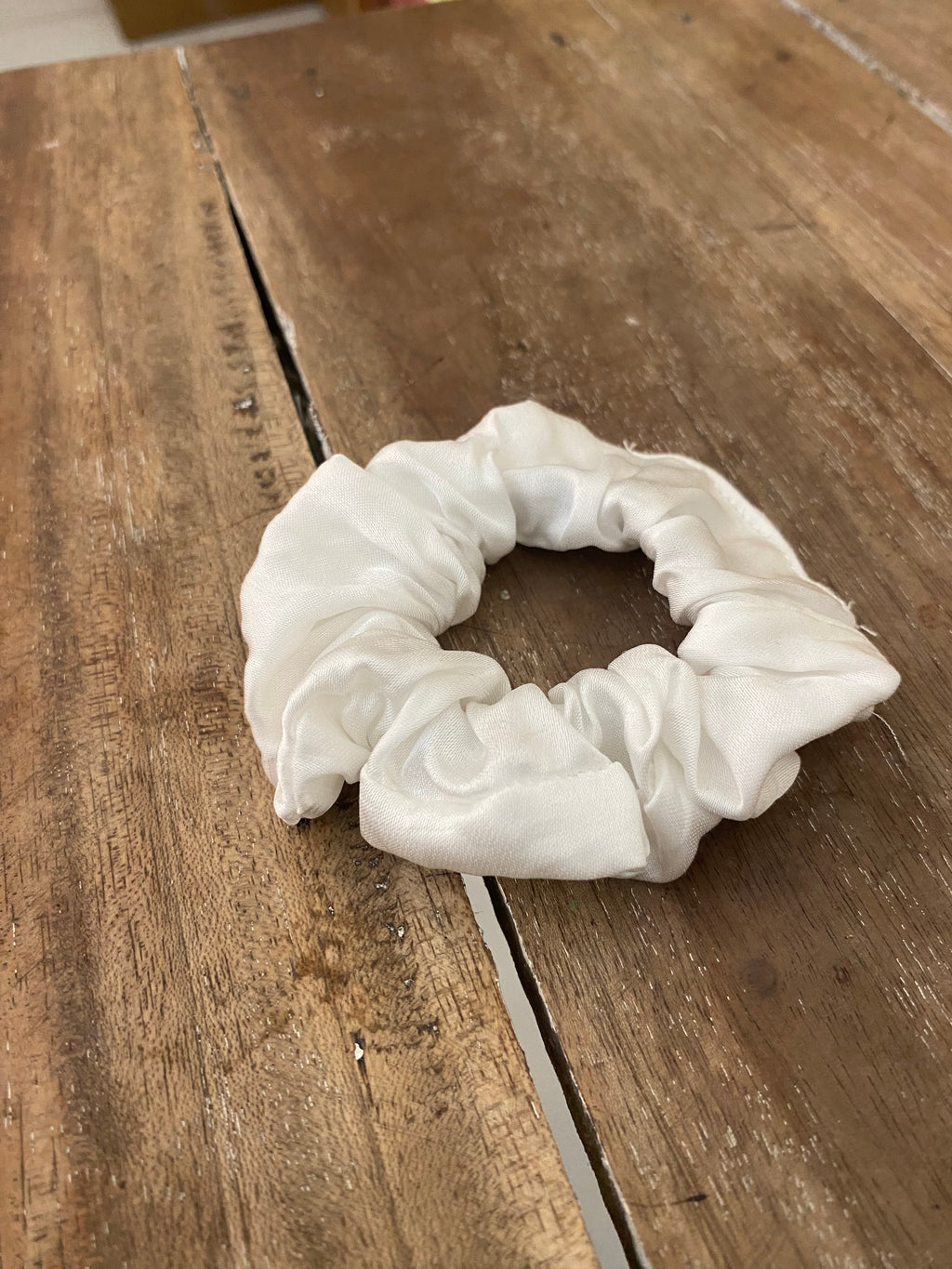 Eco satin scrunchie