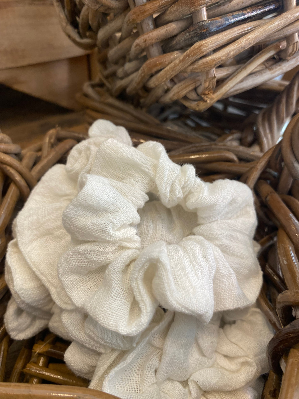 French Linen scrunchie