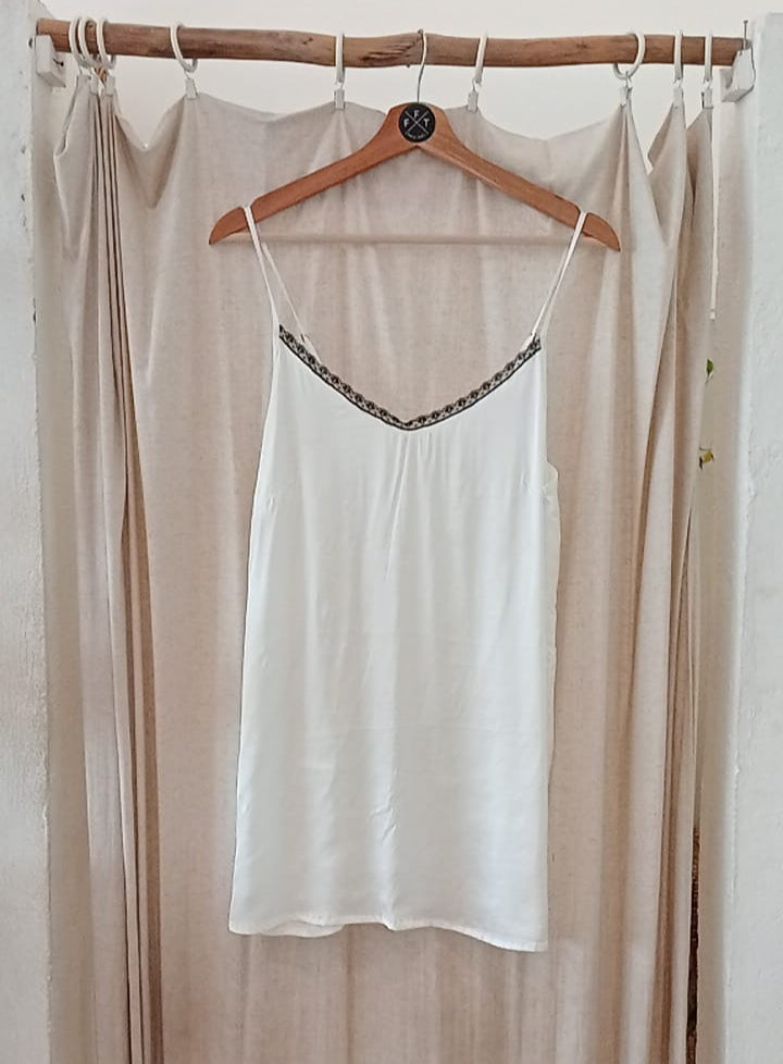 eco satin cami slip