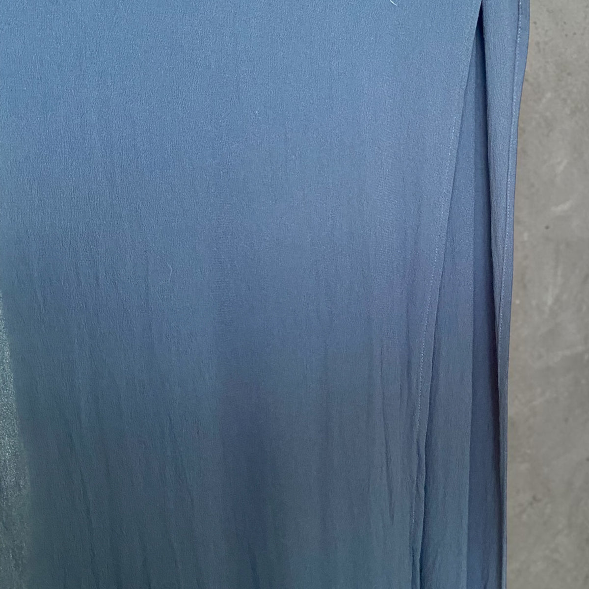 low back maxi dress - smokey blue