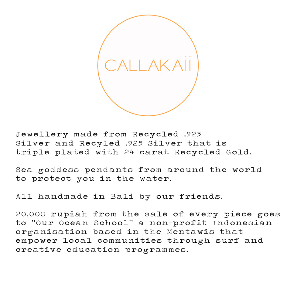 CALLAKAII pendant - Salacia - gold