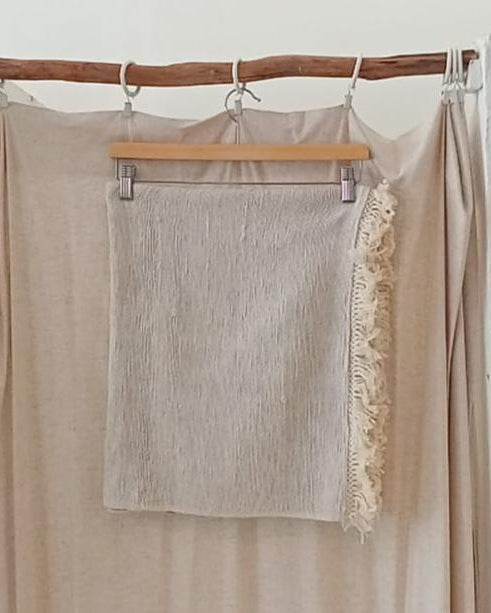 Recycled beach blanket