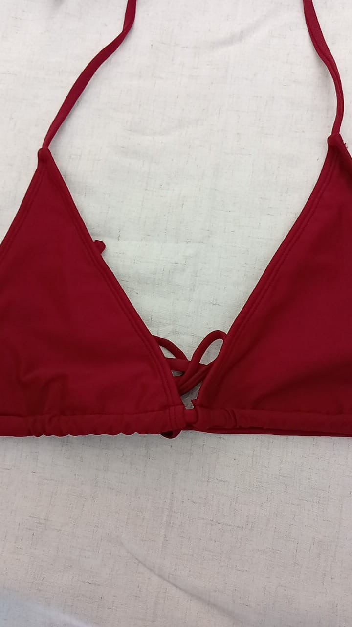 Triangle top -maroon-