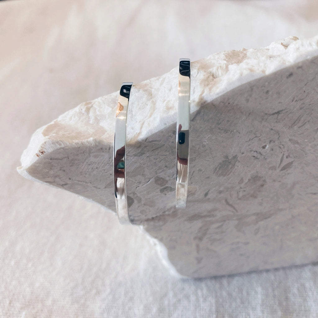 CALLAKAII EARRINGS - Lagoon - silver