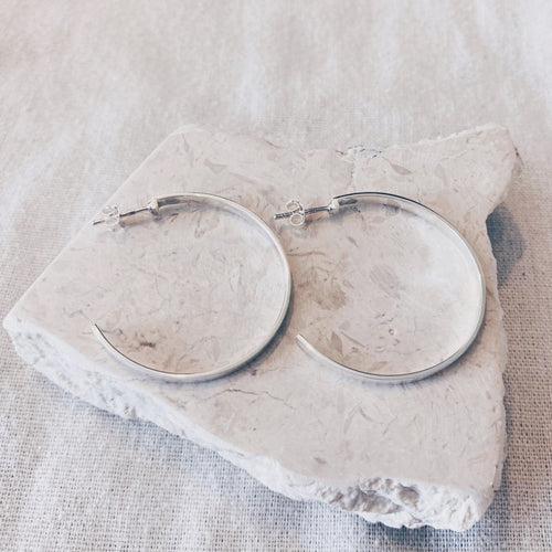 CALLAKAII EARRINGS - Lagoon - silver