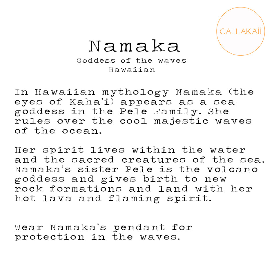 CALLAKAII pendant - Namanka - gold