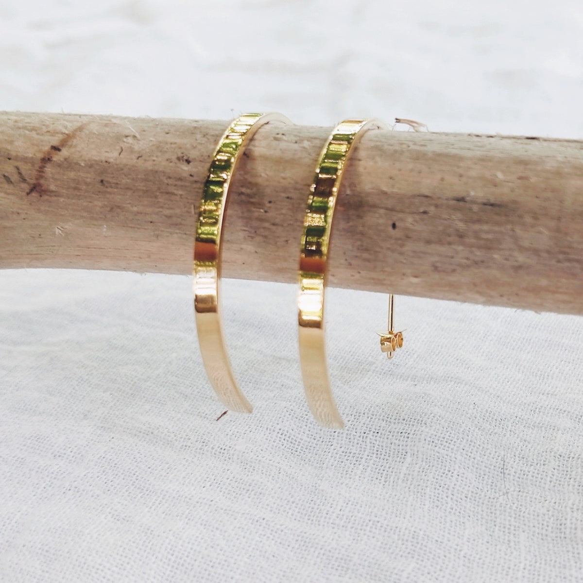 CALLAKAII EARRINGS - The Blue - gold