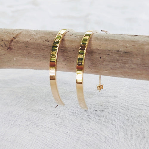 CALLAKAII EARRINGS - The Blue - gold