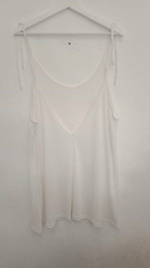 Low back linen tencel slip